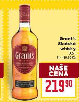 Grant's Skotská whisky 0,5l