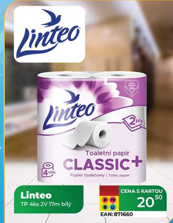 Linteo TP 4ks 2V 17m bílý