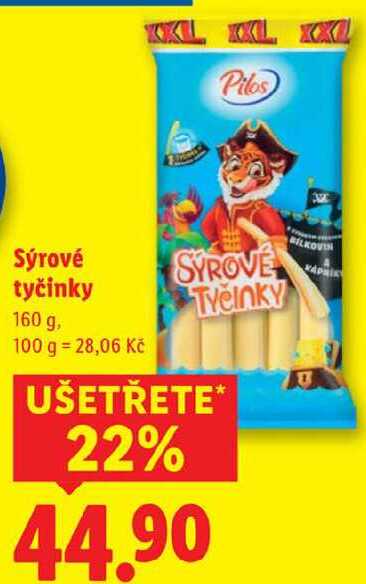 Sýrové tyčinky, 160 g