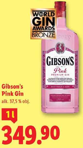 Gibson's Pink Gin, 1 l