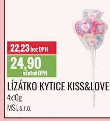 LÍZÁTKO KYTICE KISS&LOVE 4x10g 
