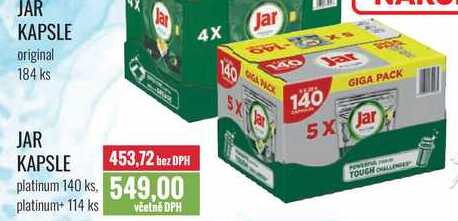 JAR KAPSLE 140 ks/114 ks  