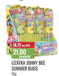 LÍZÁTKA JOHNY BEE SUMMER BUGS 50g