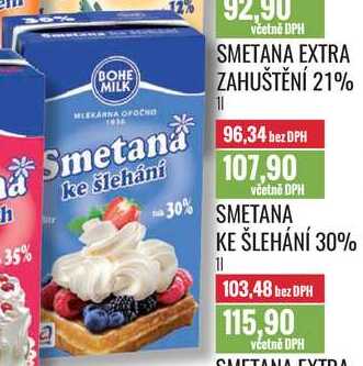 SMETANA KE ŠLEHÁNÍ 30% 1l