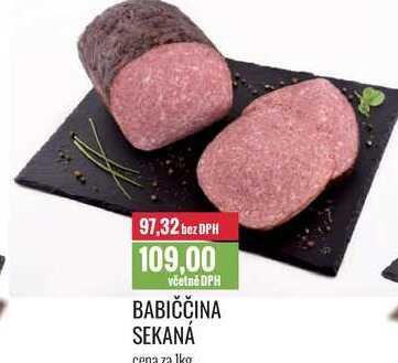 BABIČČINA SEKANÁ Cena za 1kg 