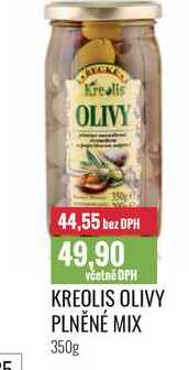 KREOLIS OLIVY PLNĚNÉ MIX 350g 
