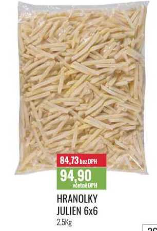 HRANOLKY JULIEN 6x6 2,5Kg