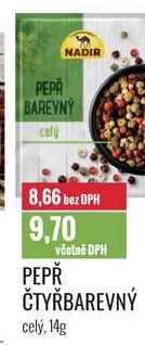 PEPŘ ČTYŘBAREVNÝ celý, 14g 