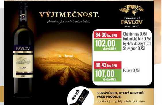 Vinařství Pavlov 0,75l