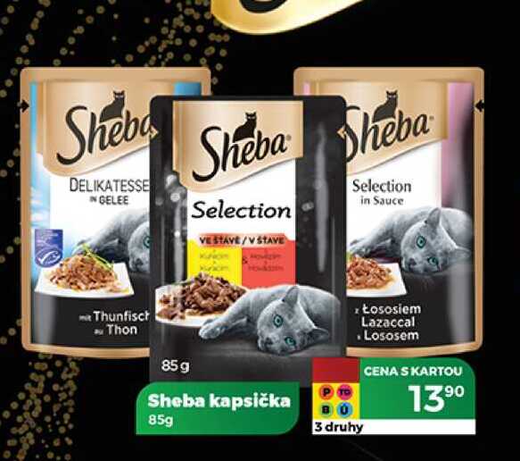 Sheba kapsička 85g  