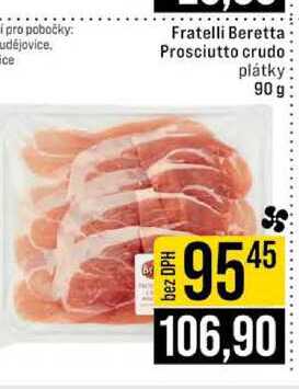 Fratelli Beretta Prosciutto crudo plátky 90 g