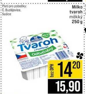 Milko tvaroh měkký 250 g 