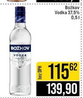 Božkov Vodka 37,5% 0,5l