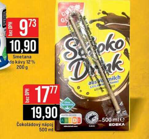 Čokoládový nápoj 500 ml 