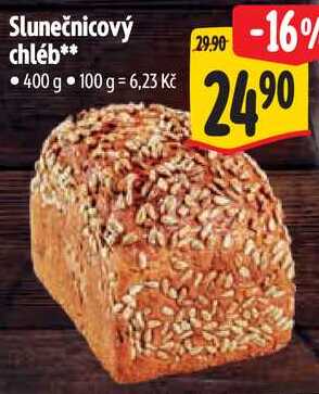 Slunečnicový chléb, 400 g