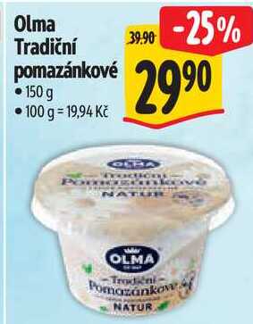 Olma Tradiční pomazánkové, 150 g