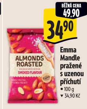 Emma Mandle pražené s uzenou příchutí, 100 g