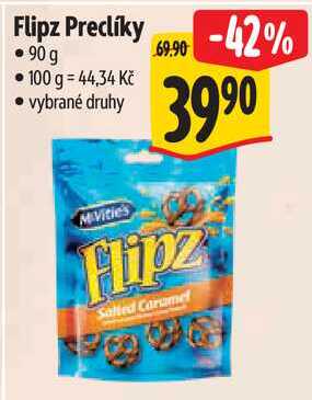 Flipz Preclíky, 90 g