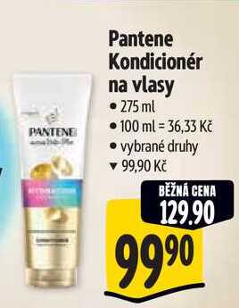 Pantene Kondicionér na vlasy, 275 g