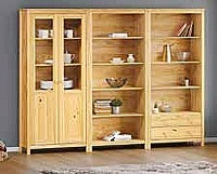 SESTAVA KNIHOVEN TORINO 68070BK, kov. úchytky