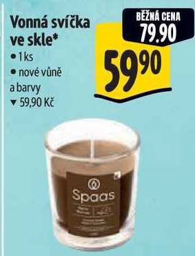 Vonná svíčka ve skle