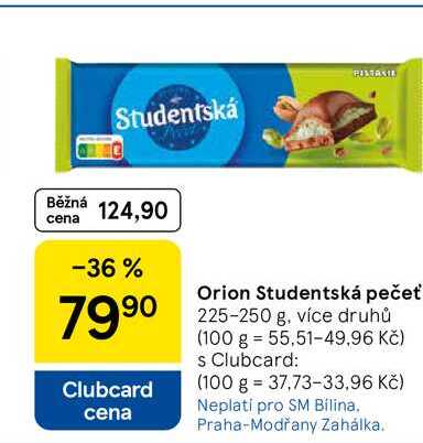 Orion Studentská pečeť, 225-250 g, více druhů