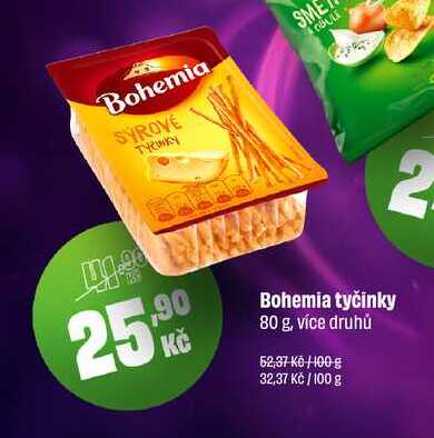 Bohemia tyčinky 80 g, více druhů 