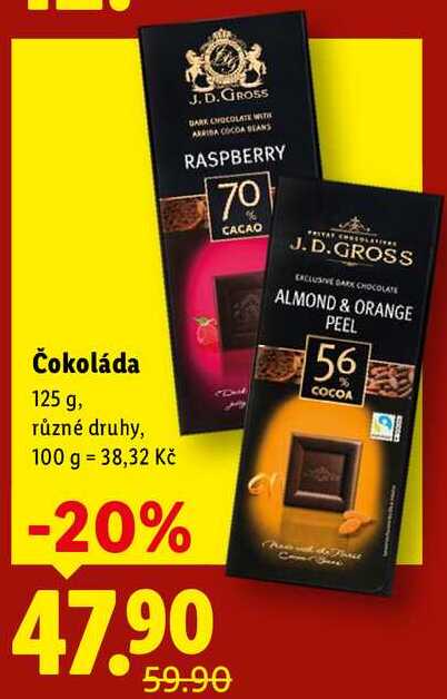 Čokoláda, 125 g
