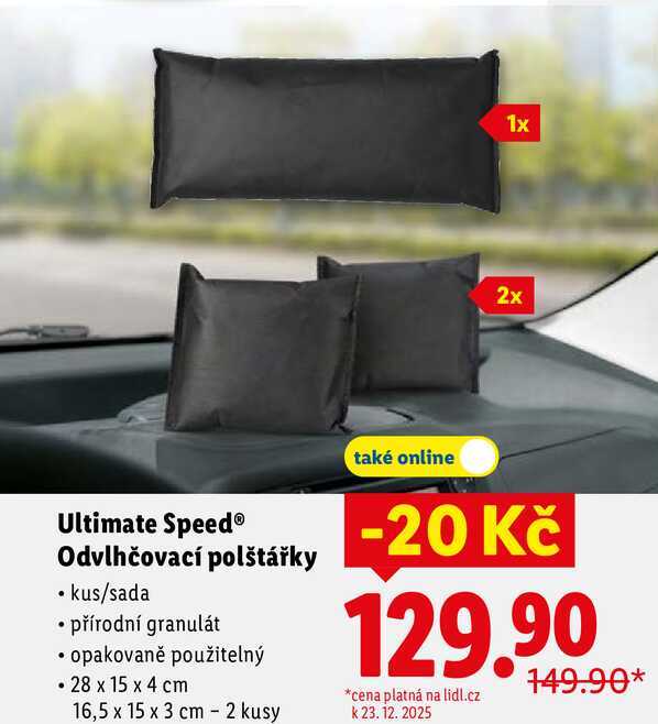 Ultimate Speed Odvlhčovací polštářky