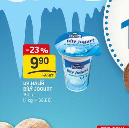 DR.HALÍŘ BÍLÝ JOGURT 150 g 
