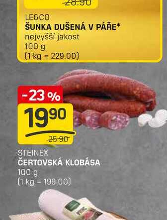 Čertovská klobása 100g