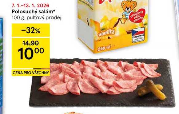 Polosuchý salám, 100 g