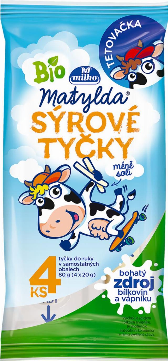 Milko Matylda Bio sýrové tyčky