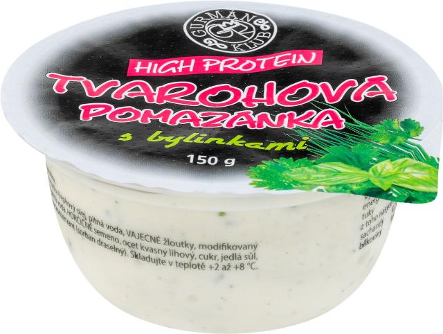 High Protein tvarohová pomazánka s bylinkami