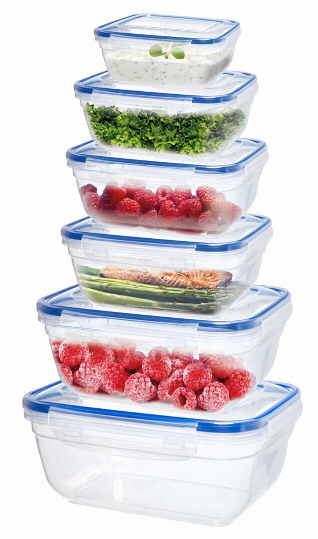 Sada dóz 6dílná plastová