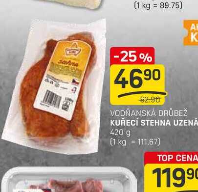 KUŘECÍ STEHNA UZENÁ 420 g 