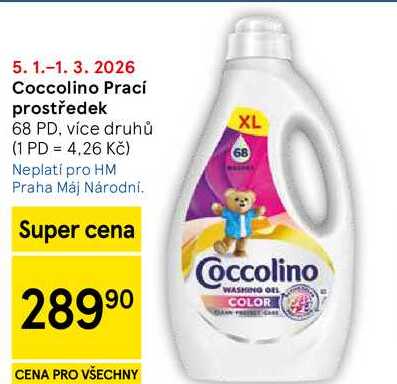 Coccolino Prací prostředek, 68 PD, více druhů