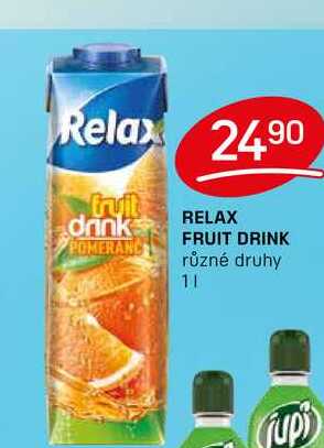 RELAX FRUIT DRINK různé druhy 1l