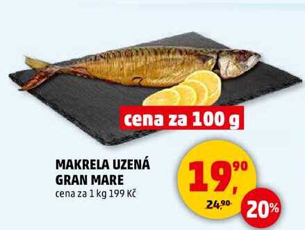 MAKRELA UZENÁ GRAN MARE, 100 g