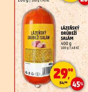 LÁZEŇSKÝ DRŮBEŽÍ SALÁM, 400 g