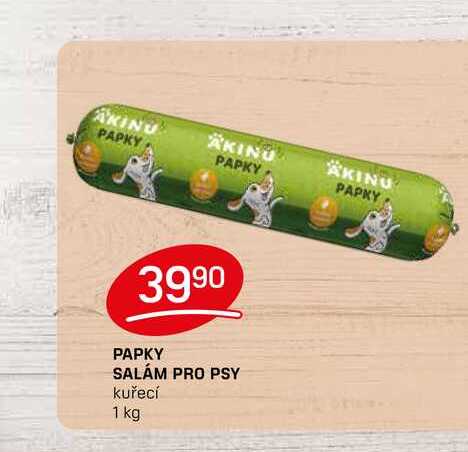 PAPKY SALÁM PRO PSY kuřecí 1 kg 