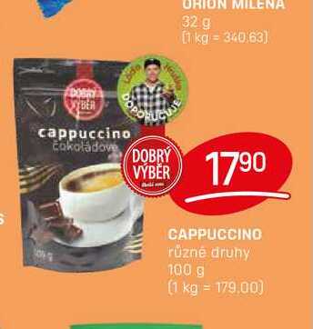 CAPPUCCINO různé druhy 100 g 