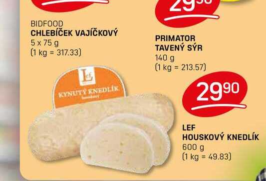 LEF HOUSKOVÝ KNEDLÍK 600 g 