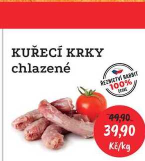 KUŘECÍ KRKY chlazené 1kg 