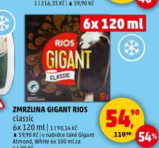ZMRZLINA GIGANT RIOS classic, 6x 120 ml