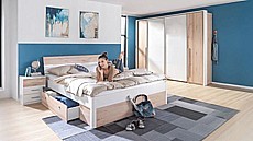 1: Ložnice - sada nočních stolků