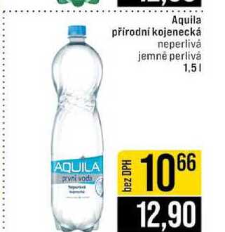 Aquila přírodní kojenecká neperlivá jemné perlivá 1,5l