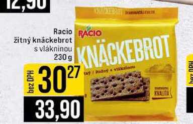 Racio žitný knäckebrot s vlákninou 230 g