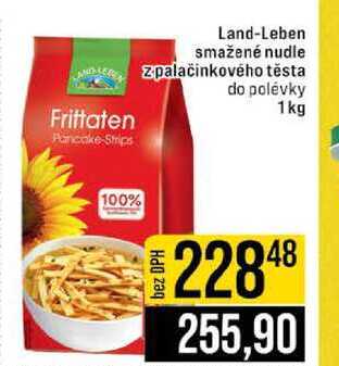 Land-Leben smažené nudle zpalačinkového těsta do polévky 1kg 