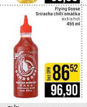 Flying Goose Sriracha chilli omáčka extra hot 455 ml 